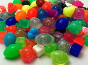 【イベントグッズ】100入 変形 スーパーボール 4点 ミックス 【100個】【直径18mm〜38mm】 ボール すくい 水に浮く プール イベント
