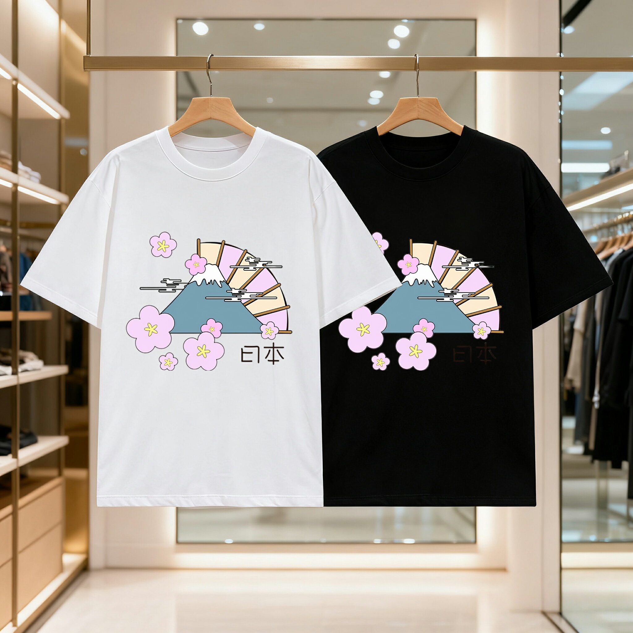 観光-日本-寿司-休暇イラスト画像とPNGフリー素材透過の無料ダウンロード---Pngtreeメンズ レディース ブラック 黒 ホワイト 白 トップスカジュアル シンプル Tシャツ 半袖(4.0)