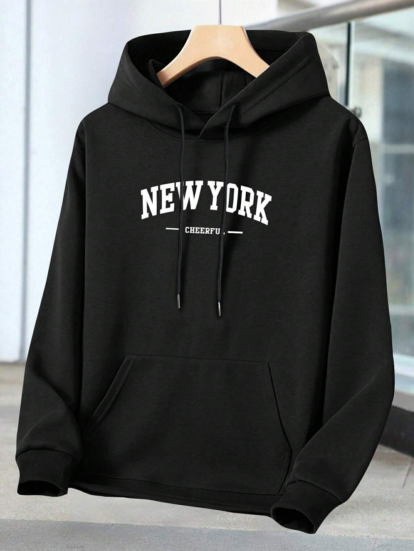 乐天商城 - メンズ軽量レギュラーフィット長袖パーソナライズグラフィックレタープリントフーディーポケット付き、ファッショナブルなカジュアルスポーツウェアアウターウェア、夫やボーイフレンドへのギフトに最適、ストリート、通勤、アウトドアなどに適用、秋シーズン用