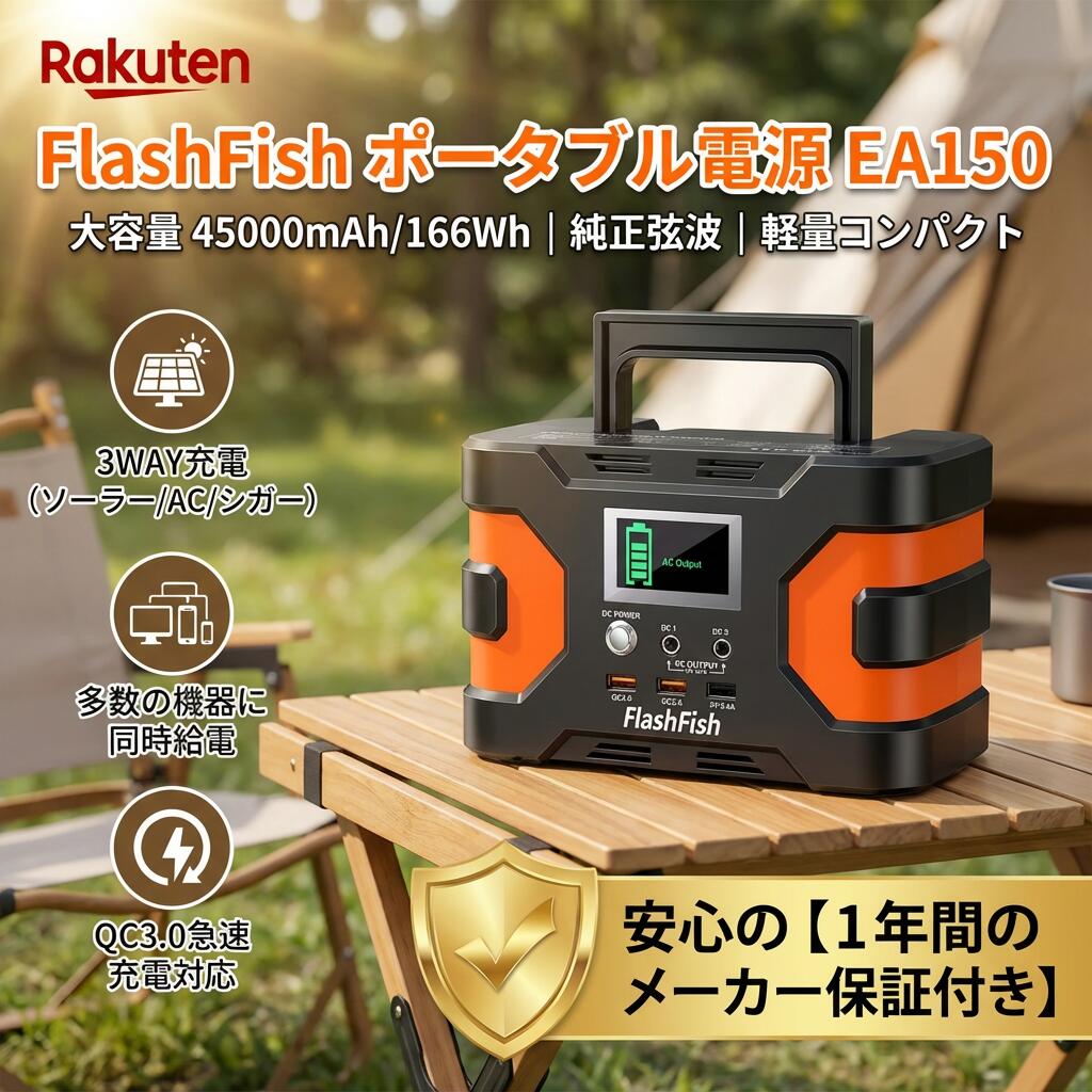 楽天市場】flashfish ポータブル電源の通販