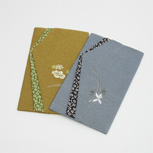 刺繍ふくさ 小花 金封袱紗 刺繍ふくさ 小花 金封袱紗
