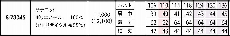 Selery 73045 プルオーバー S M L LL 【オールシーズン対応 小さめサイズ 普通サイズ 大きめサイズ オフィス 事務服 セロリー 】