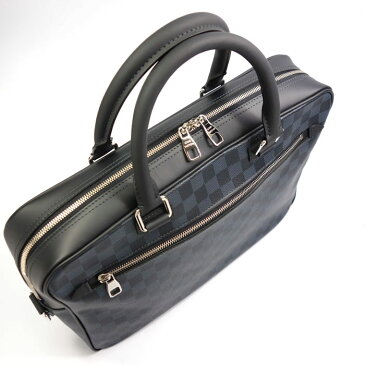 【中古】ルイ・ヴィトン LOUIS VUITTON ポルト ドキュマン ビジネス PDB N41347 ダミエ コバルト 書類カバン ブリーフケース 36040