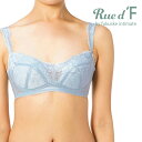 ブラ レディース Rue d’F(ルーデフ) キリッ脇高 ブラ 001-004B~Eカップ 脇高 ハミ肉対策 女性 インナー 下着 ブラジャー フクスケ fukuske福助 公式