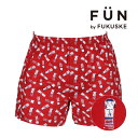 福助 トランクス fukuske FUN(フクスケファン) トランクス こけし柄 前開き 綿100％ 福助 公式