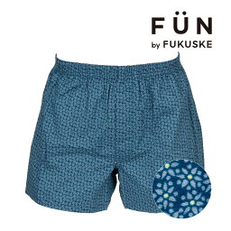 fukuske FUN(フクスケファン) トランクス 小花柄 前開き 綿100％ 福助 公式