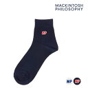 【ポイント5倍&送料無料!16日10:59まで!!】福助 MACKINTOSH PHILOSOPHY マッキントッシュ フィロソフィー ワンポイント柄 ソックス...