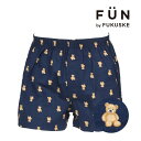 トランクス クマ総柄 プリント fukuske FUN(フクスケファン) (453P2020)