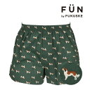 トランクス 犬総柄 プリント fukuske FUN(フクスケファン) (453P2021)