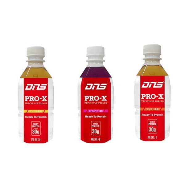 DNS プロエックス ドリンク 350ml×24本 アップル ミックスベリー マンゴー プロテイン