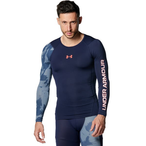 アンダーアーマー(UNDER ARMOUR) UA ヒートギア アーマー コンプレッション ノベルティ ロングスリーブ シャツ 1381355 410 メール便送料無料