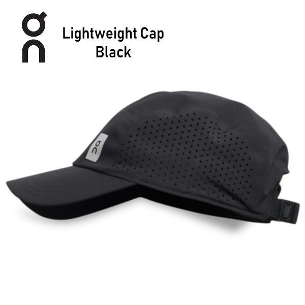 オン(On) Lightweight Cap 30100015 Black ランニング キャップ 帽子 軽量 メンズ レディース(30100048)