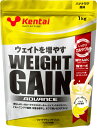 ケンタイ Kentai お取り寄せ商品 ウェイトゲイン アドバンス バナナラテ風味 1kg ホエイ カゼイン トレーニング フィットネス たんぱく質 カーボ 炭水化物 K3221