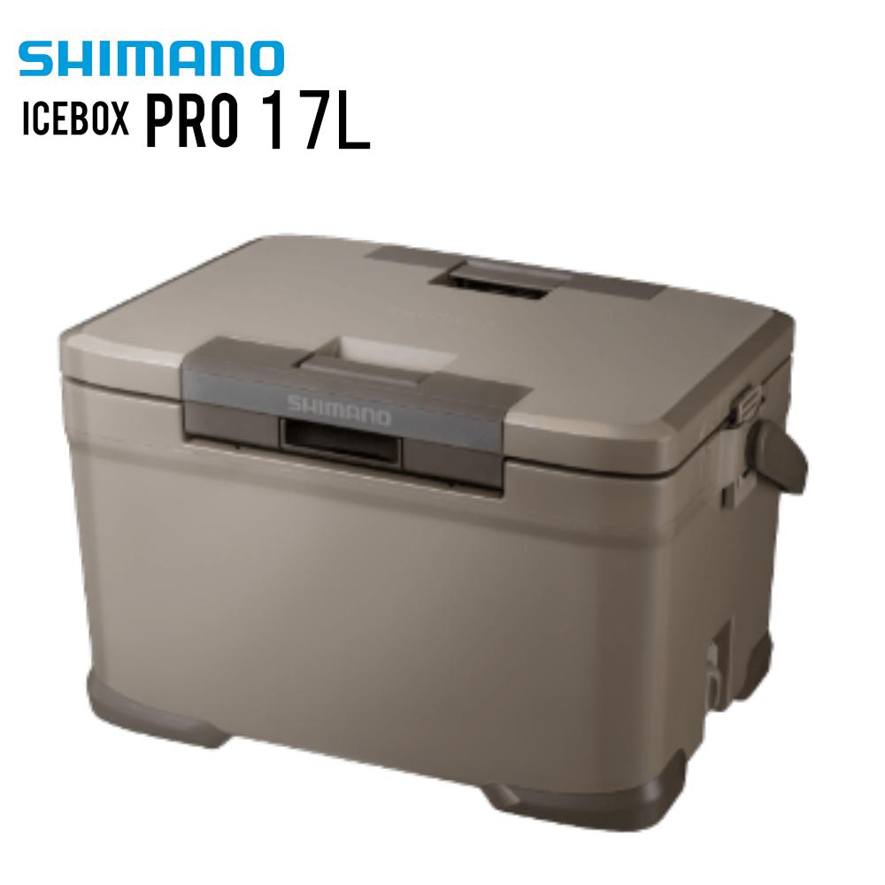 SHIMANO シマノ ICE BOX PRO 17L クーラーボックス NX-017X モカ 03 保冷 キャンプ アウトドア
