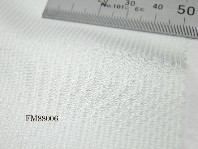 オリジナルオーダーシャツ●FM88006 THOMAS MASON社製 Italy Fabrics白ワッフル調ドビー地　140番手双糸　100%cotton