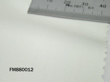 オリジナルオーダーシャツ●FM88012THOMAS MASON社製 Italy Fabrics白ツイルドビー地　140番手双糸　100%cotton