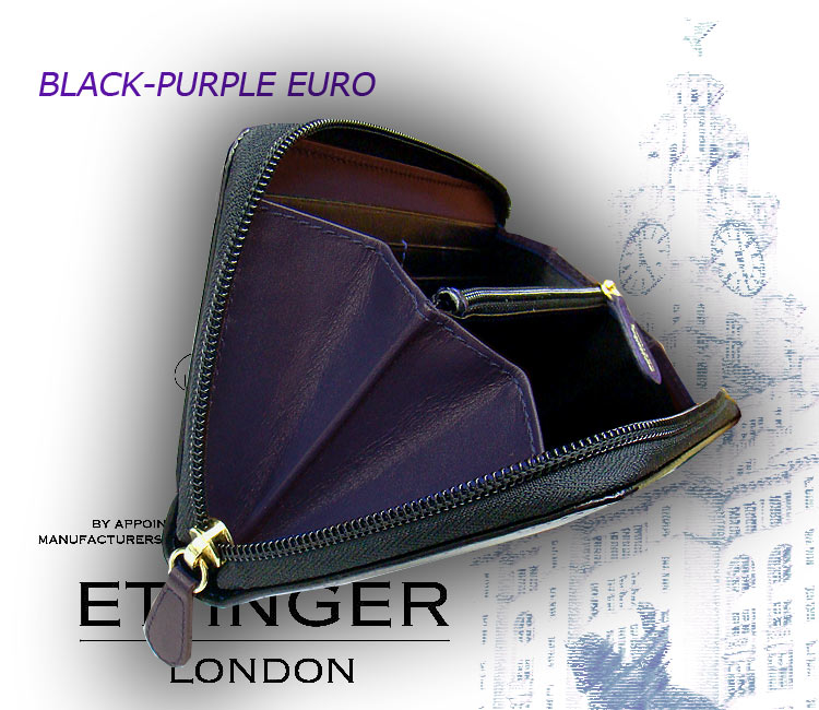 [ETTINGER社公認正規販売店]●003 ETTINGER / エッティンガー BLACK-PURPLE EURO CO...