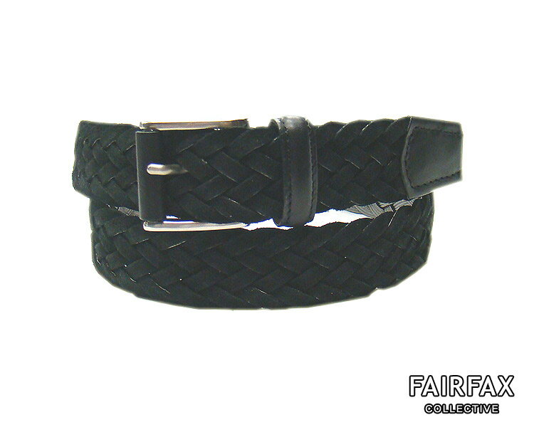 メッシュベルト [ FAIRFAX / フェアファクス ]●fb009/ FITZGERALD メッシュベルトBELT/01-006 #01BLACK /黒 ( 秋冬春メッシュベルト/ドレス/ベルト/メンズ ) 【楽ギフ_包装】【あす楽対応】