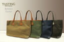 タスティング 革トートバッグ メンズ タスティング トートバッグ TUSTING Bythorn Tote Bag [ Cotton Canvas / コットン・キャンバス ] バイソーン ( バイソン ) トートバッグ