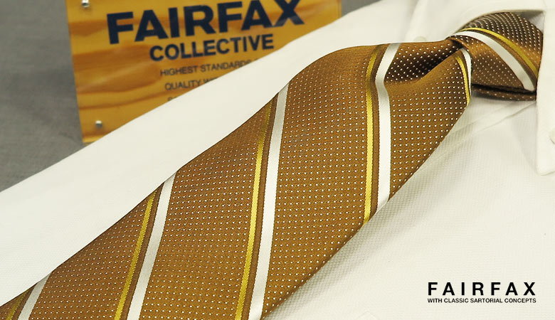 【 FAIRFAX / フェアファクス 】 ( ストライプタイ ) ( レジメンタルネクタイ ) ( FAS-168 ) 【送料無料】【楽ギフ_包装】【あす楽対応】【送料込】