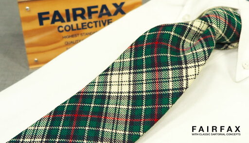 【 FAIRFAX / フェアファクス 】 ウールタイ ( チェック / ネクタイ ) ( FAWK-006 ) 【楽ギフ_包装】 【 FAIRFAX / フェアファクス 】 ウールタイ ( チェック / ネクタイ ) ( FAWK-006 ) 【楽ギフ_包装】
