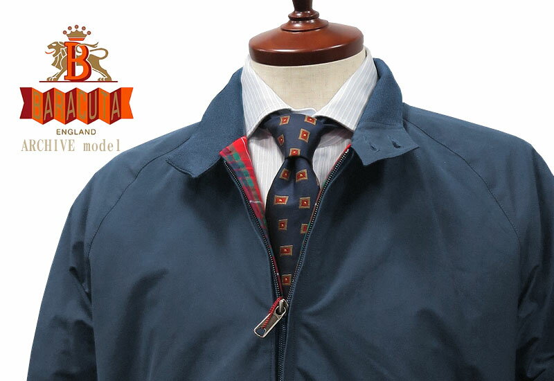 【 BARACUTA / バラクータ 】●ARCHIVE (NAVY 309)(アーカイブ オーセンティック)ルーズフィットモデル/G9バラクータクロス スウィングトップ