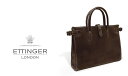 エッティンガー 革トートバッグ メンズ [ETTINGER社公認正規販売店]エッティンガー / ETTINGER ●ブライドルレザートートバッグ ( DK.HAVANA / ダークブラウン ) T-15B BRIDLE LEATHER TOTE ( 革製鞄/メンズ/ビジネスバッグ/BAG )