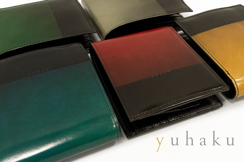 ユハク 二つ折り財布 メンズ YUHAKU / ユハク [ Luce e Ombra / ルチェ エ オンブラ ] Wallet / 二つ折り財布 ( YLO130 ) ( メンズ / レザー / ウォレット / 札入れ ) 【楽ギフ_包装】