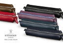 ETTINGER社公認正規販売店 エッティンガー / ETTINGER ●PEN CASE / LS046JR ファスナー式レザーペンケース ( ペン入れ )