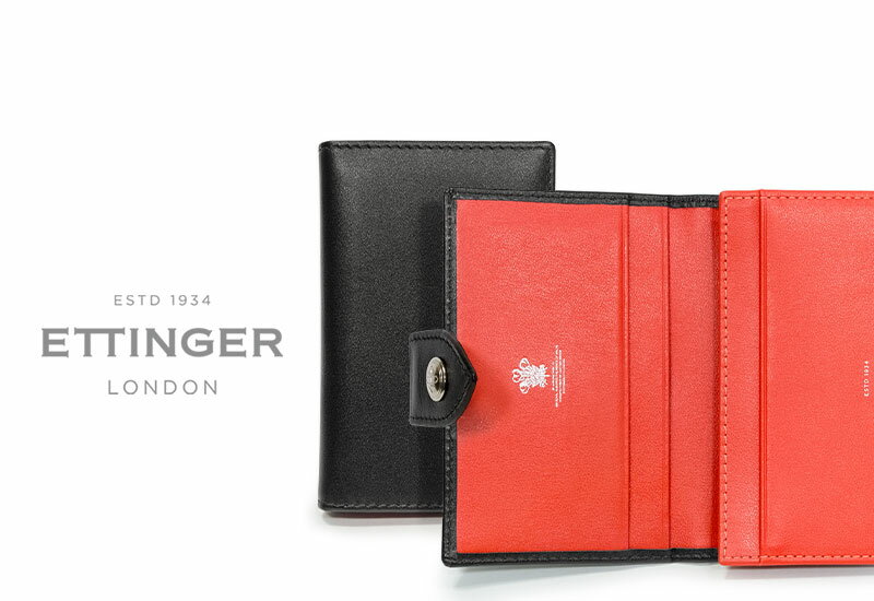 エッティンガー [ETTINGER社公認正規販売店]エッティンガー / ETTINGER ●TAB( ST143JTAB) スターリング・オレンジコレクション ビジティング・カードケース タブ付き( レザー/名刺入れ/カードホルダー/メンズ ) STERLING ORANGE