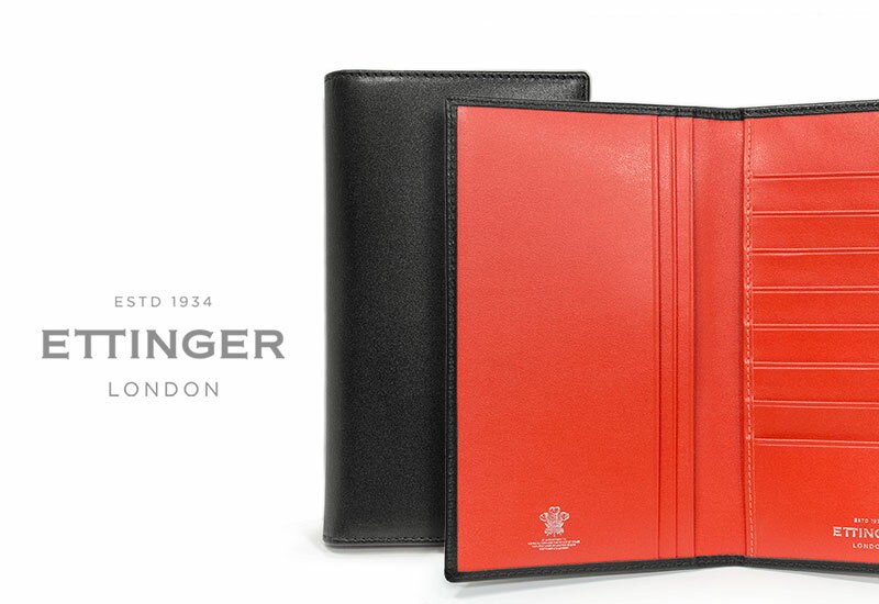 エッティンガー 革長財布 メンズ [ETTINGER社公認正規販売店]エッティンガー / ETTINGER ■●スターリング・オレンジコレクション ロングウォレット ST806 AJR ( レザー/メンズ/長財布/札入れ/カード入れ ) STERLING ORANGE