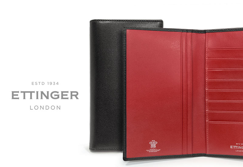 [ETTINGER社公認正規販売店]エッティンガー / ETTINGER ■●スターリング・レッドコレクション ロングウォレット ST806 AJR ( レザー/メンズ/長財布/札入れ/カード入れ ) STERLING RED