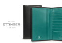 エッティンガー 革長財布 メンズ [ETTINGER社公認正規販売店]エッティンガー / ETTINGER ■●スターリング・ターコイズコレクション ロングウォレット ST806 AJR ( レザー/メンズ/長財布/札入れ/カード入れ ) STERLING TURQUOISE