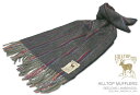 HILLTOP / ヒルトップ マフラー LAMBSWOOL MUFFLERS FAH 01930 A1 NAVY ( ネイビーストライプ ) 【楽ギフ_包装】