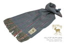 HILLTOP / ヒルトップ マフラー LAMBSWOOL MUFFLERS FAH 01930 A4 BLUE ( ブルーストライプ ) 【楽ギフ_包装】