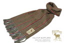 HILLTOP / ヒルトップ マフラー LAMBSWOOL MUFFLERS FAH 01930 A6 BROWN ( ブラウンストライプ ) 【楽ギフ_包装...