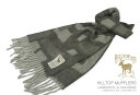 HILLTOP / ヒルトップ マフラー LAMBSWOOL & CASHMERE MUFFLERS FAH 01932 A2 CHARCOAL ( チャコール...