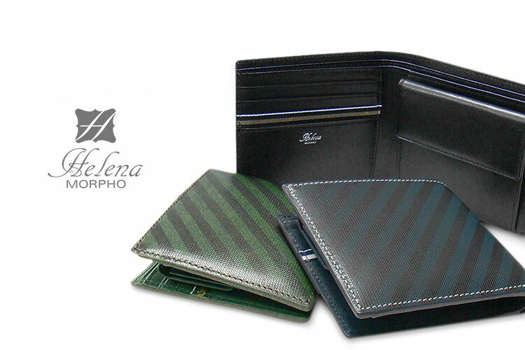 ★TIME SALE開催中★MORPHO / モルフォ [ Helena / ヘレナ ] [ Bias / バイアス ] ■二つ折り財布 ( 小銭入れ付き札入 ) 3662 ( メンズ/レザー/ウォレット ) 【送料無料】【楽ギフ_包装】