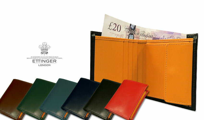 エッティンガー 財布（メンズ） [ETTINGER社公認正規販売店]エッティンガー / ETTINGER ●MINI WALLET / COIN PURSE ■小銭入れ付きミニ財布 BH975AJR ( ブライドル/メンズ/レザー/ウォレット )