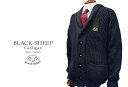 BLACK SHEEP / ブラックシープ ショールカラー カーディガン ( ネイビー ) JK24 【楽ギフ_包装】