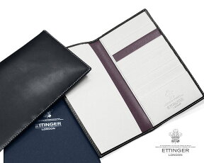 [ETTINGER社公認正規販売店]●004 エッティンガー / ETTINGER ☆NAVY-WHITE-PURPLE ( LILAC )コレクションロングウォレット BH806 AJR NAVY-WHITE-PURPLE ( レザー/メンズ/長財布/札入れ/カード入れ )