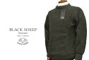 BLACK SHEEP / ブラックシープ クルーネックセーター ( GREEN ) ( セットイン仕様 ) SJ01-B 【楽ギフ_包装】
