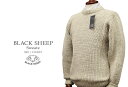 BLACK SHEEP / ブラックシープ クルーネックセーター ( LT.GREY ) ( セットイン仕様 ) SJ01-B 【楽ギフ_包装】