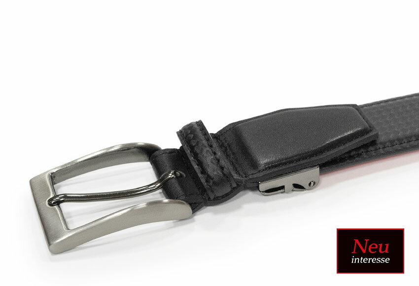 [ Neu interesse / ノイ・インテレッセ ] ■ファイバーキュア レザーベルト / FIBER CURE ( 30mm幅 ) 3802 ( MORPHO/モルフォ/キプリス ) 日本製【楽ギフ_包装】【あす楽対応】