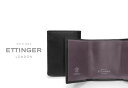 [ETTINGER社公認正規販売店]エッティンガー / ETTINGER ( ST2183EJ ) ■●スターリング・パープルコレクション ロイヤルコレクション 3 FOLD WALLET WITH ZIP 三つ折りウォレット コインパース ( メンズ/レザー/財布/小銭入れ )