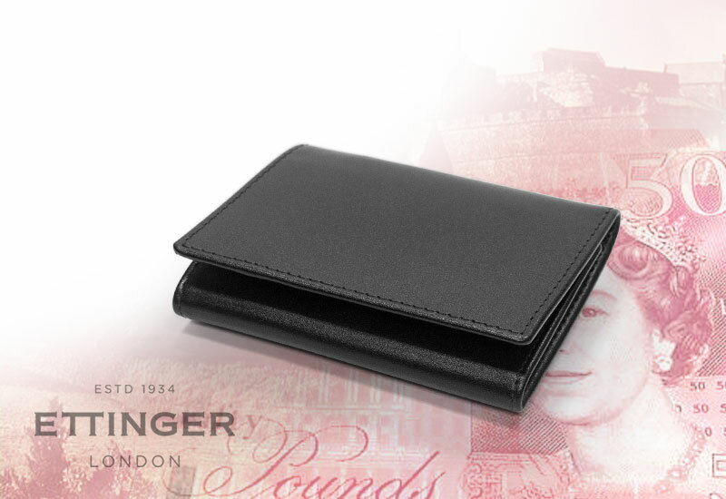 [ETTINGER社公認正規販売店]エッティンガー / ETTINGER ( ST2183EJ ) ■●スターリング・レッドコレクション 3 FOLD WALLET WITH ZIP 三つ折りウォレット コインパース ( メンズ/レザー/財布/小銭入れ ) STERLING RED