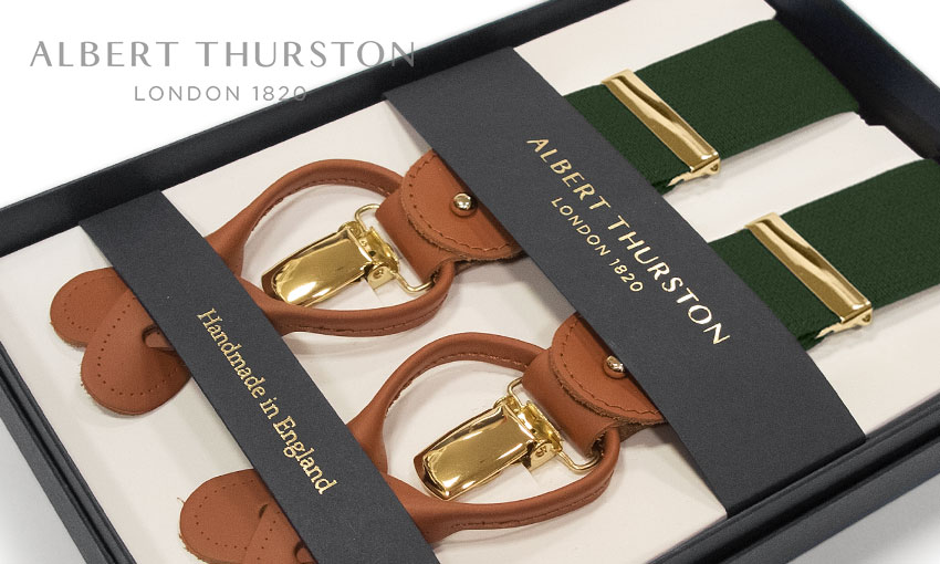 【日本正規輸入代理店商品】[ ALBERT THURSTON / アルバートサーストン サスペンダ...