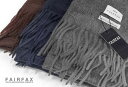 FAIRFAX / フェアファクス カシミヤマフラー カシミア100% グラデーション ストライプ柄 ”HombreStripe” FM87 ( NHB ) 【...