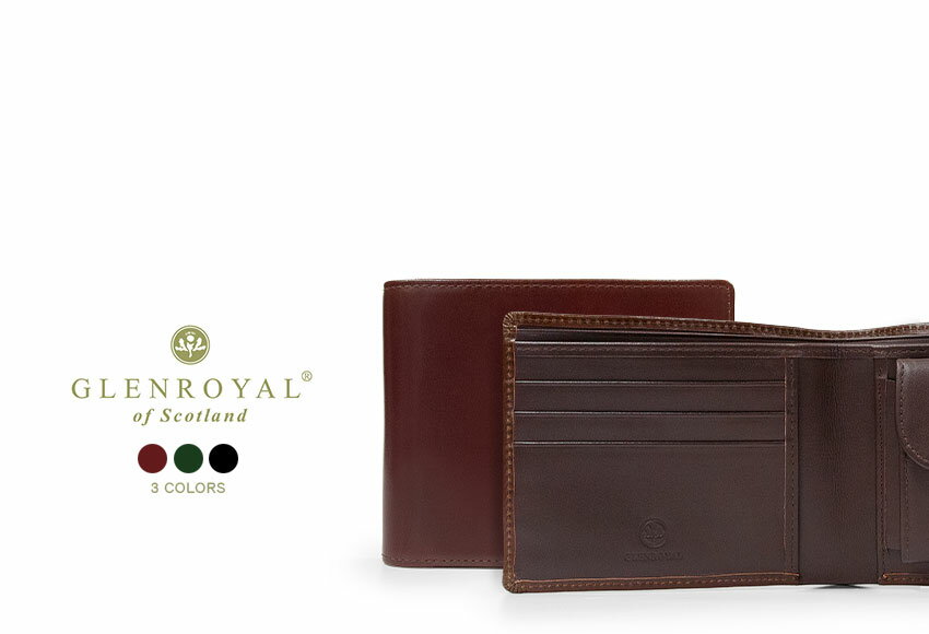 樂天商城 - 【日本正規輸入代理店商品+メーカー3ヶ月保証あり】グレンロイヤル / GLENROYAL 二つ折り財布コードバン x カウレザー ●HIP WALLET WITH DIVIDERJ2-0052 二つ折り財布 【楽ギフ_包装】