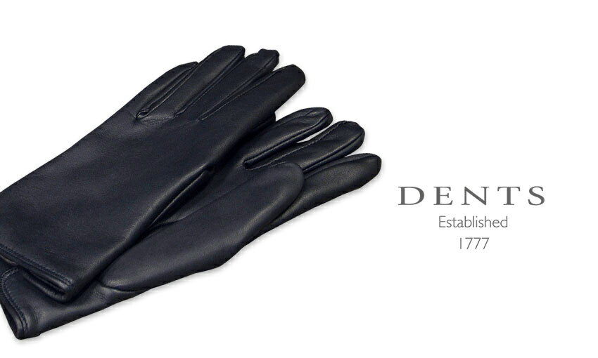 [デンツ社公認販売店]DENTS 手袋 / デンツ手袋 James Bond / 007 Model SHEEP SKIN / シープスキン ( 羊革 ) [ NAVY / ネイビー ] 15-0..